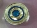 BOTTONE METALLO CON GAMBO + SMALTO